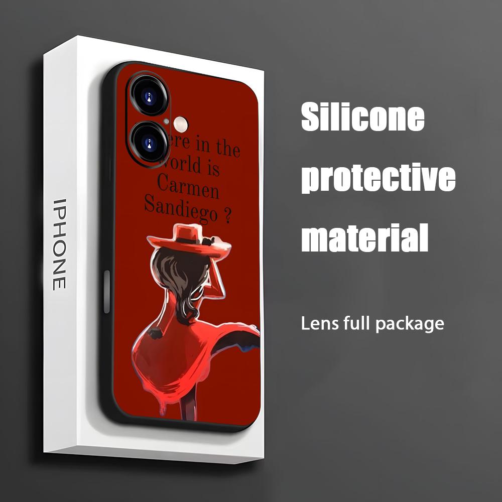 X Phone Accessories - Hot Carmen Sandiego Cartoon Phone Case