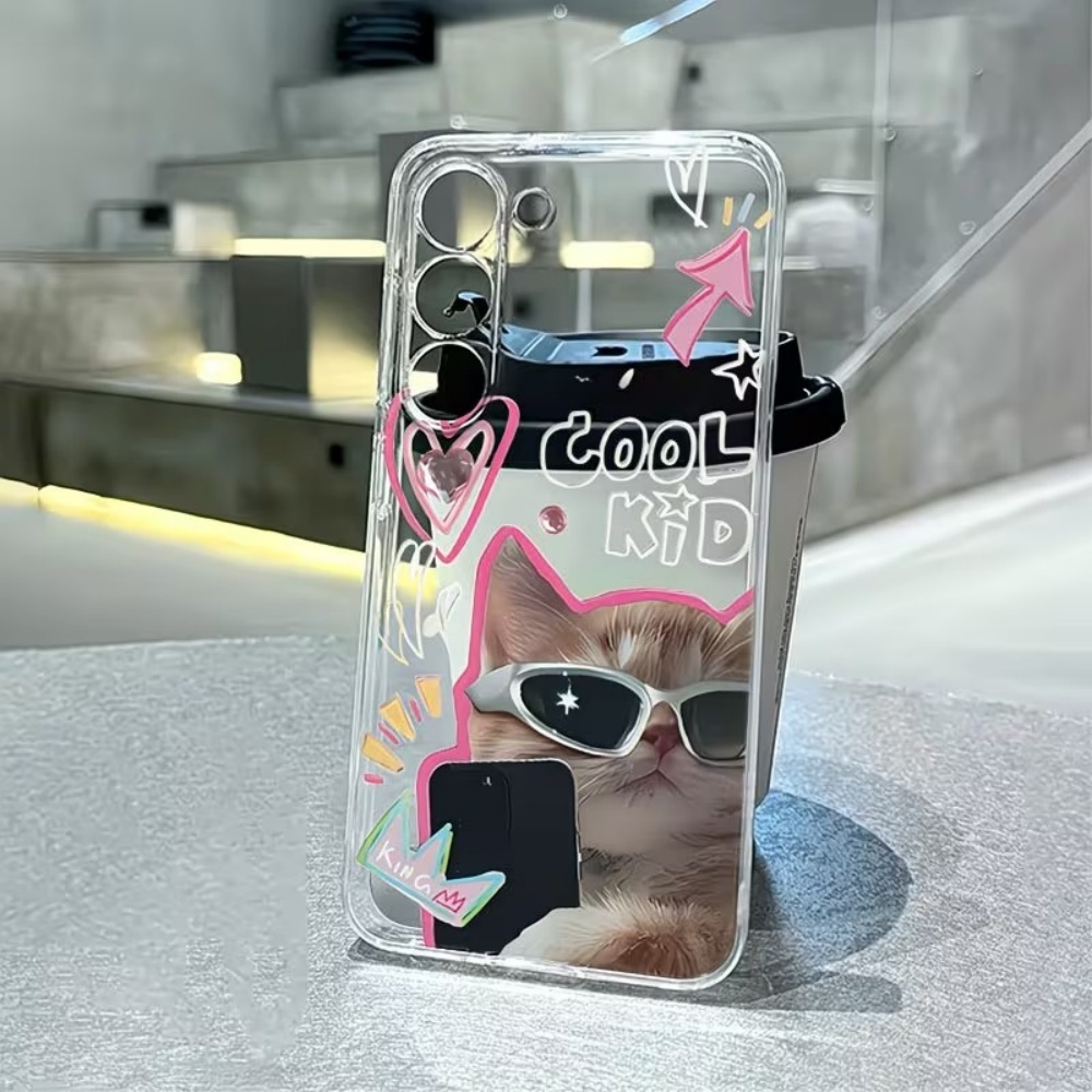 Puppy Pattern Clear TPU Phone  - đánh giá và giá Samsung Galaxy A55