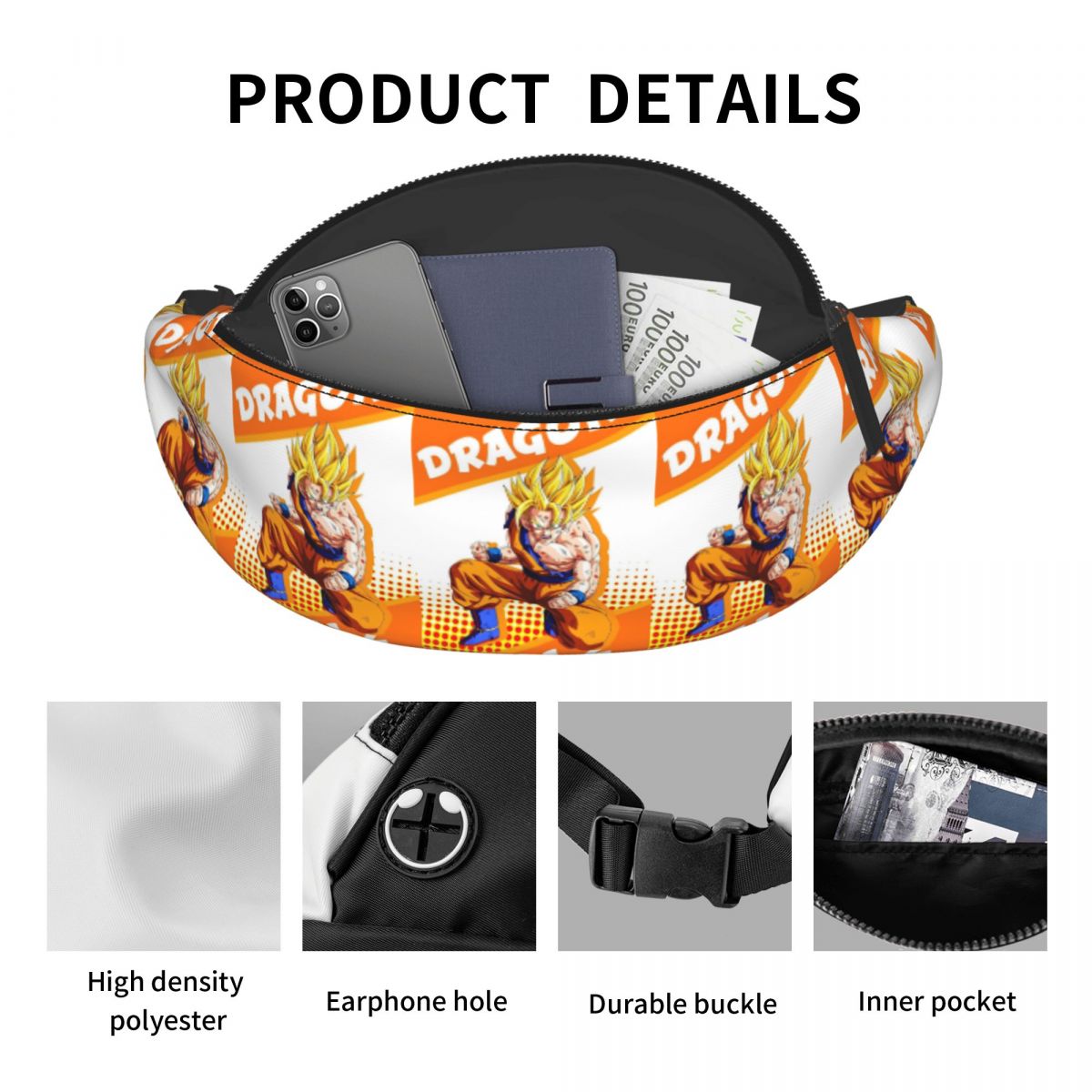 Custom DBZ  G-Gokues Fanny Bag - đánh giá và giá Phone Accessories For Running