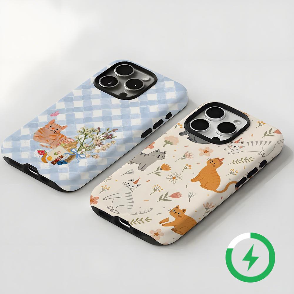 Cute cats and dogs  Phone Case - đánh giá và giá Phone Accessories Magnetic