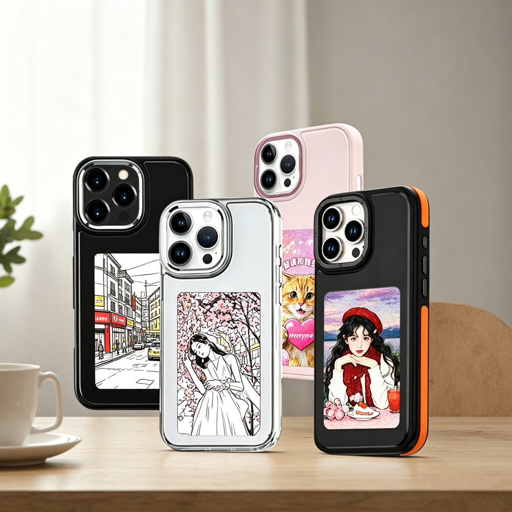 DIY E-Ink Screen Phone Case NF - đánh giá và giá Phone Accessories Pouch