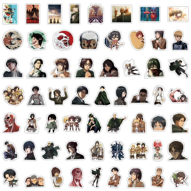 60Pcs Attack on Titan Anime St - đánh giá và giá Phone Accessories Pouch