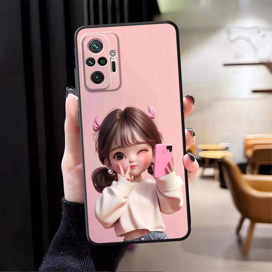 Cartoon Girl Pattern Funda Pho - đánh giá và giá X Phone Accessories