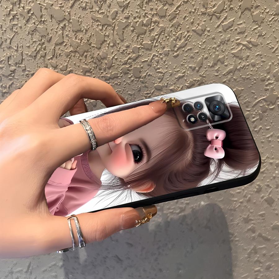 Cartoon Girl Pattern Funda Pho - đánh giá và giá X Phone Accessories