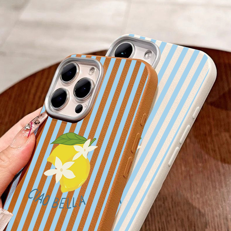 Lemon Striped Retro Design Sui - đánh giá và giá Samsung Galaxy A55