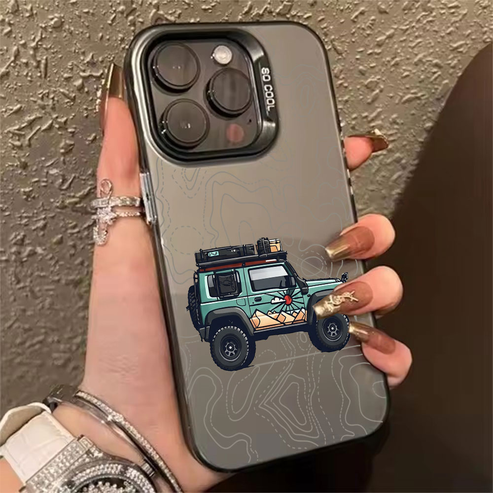 Simple Car Pattern Phone Case  - đánh giá và giá X Phone Accessories