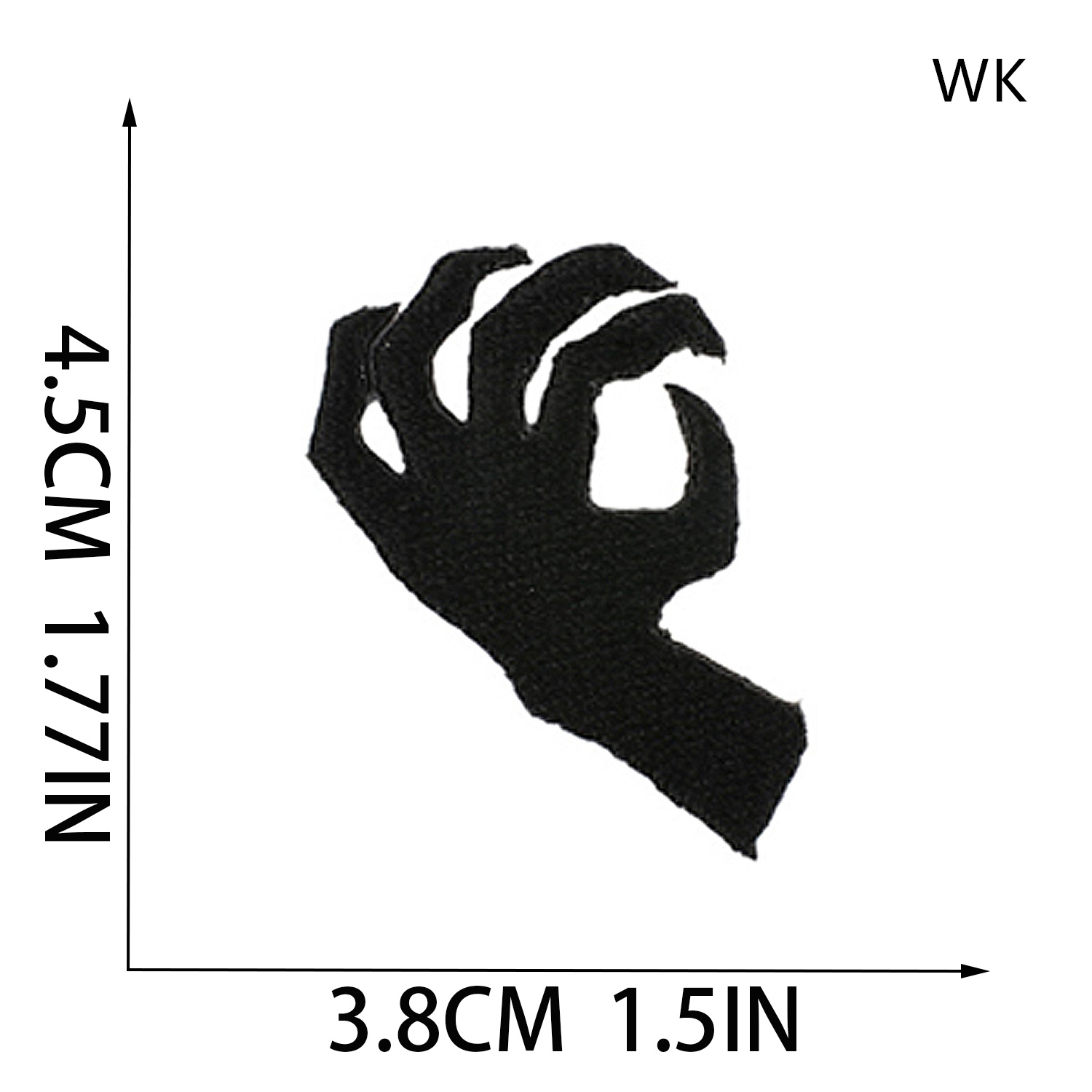 10 Pcs Black Color Badges Embr - đánh giá và giá Phone Accessories Pictures