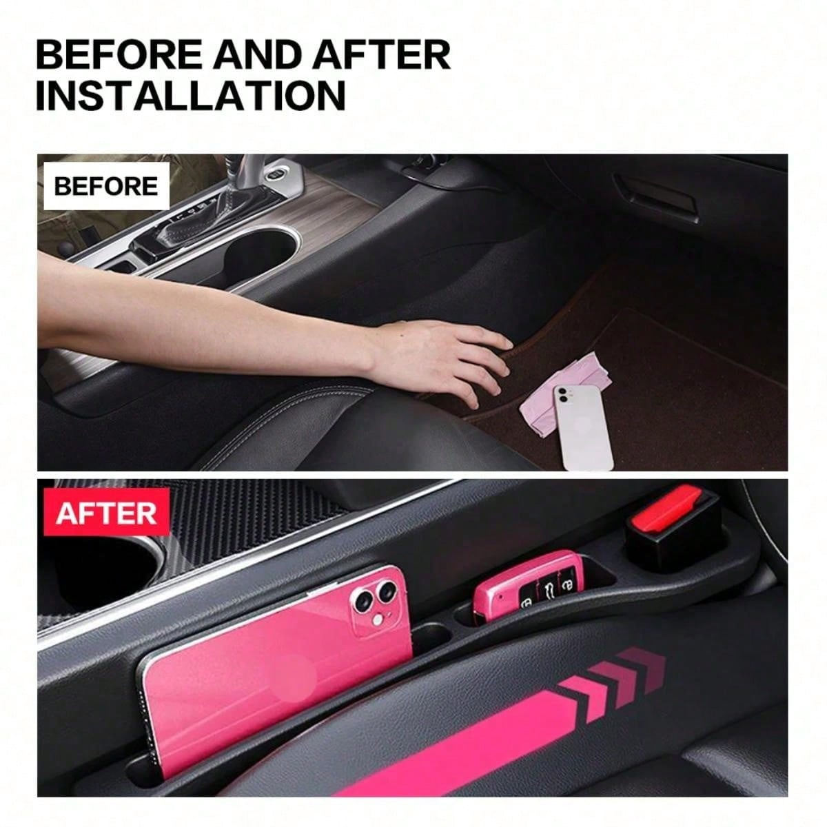 Car Seat Gap Filler Side Seam  - đánh giá và giá Phone Accessories Crochet