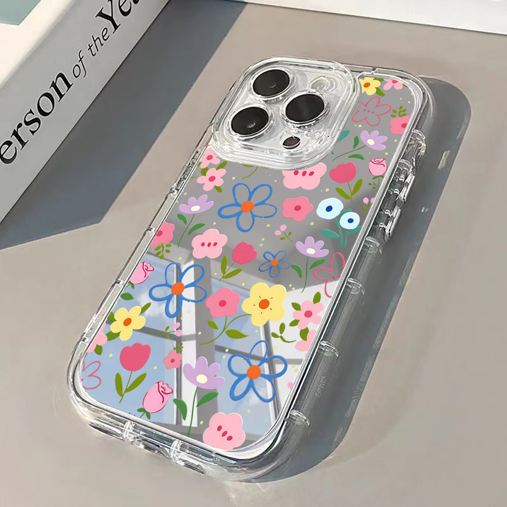 Korean Ins Style Floral Silver - đánh giá và giá X Phone Accessories