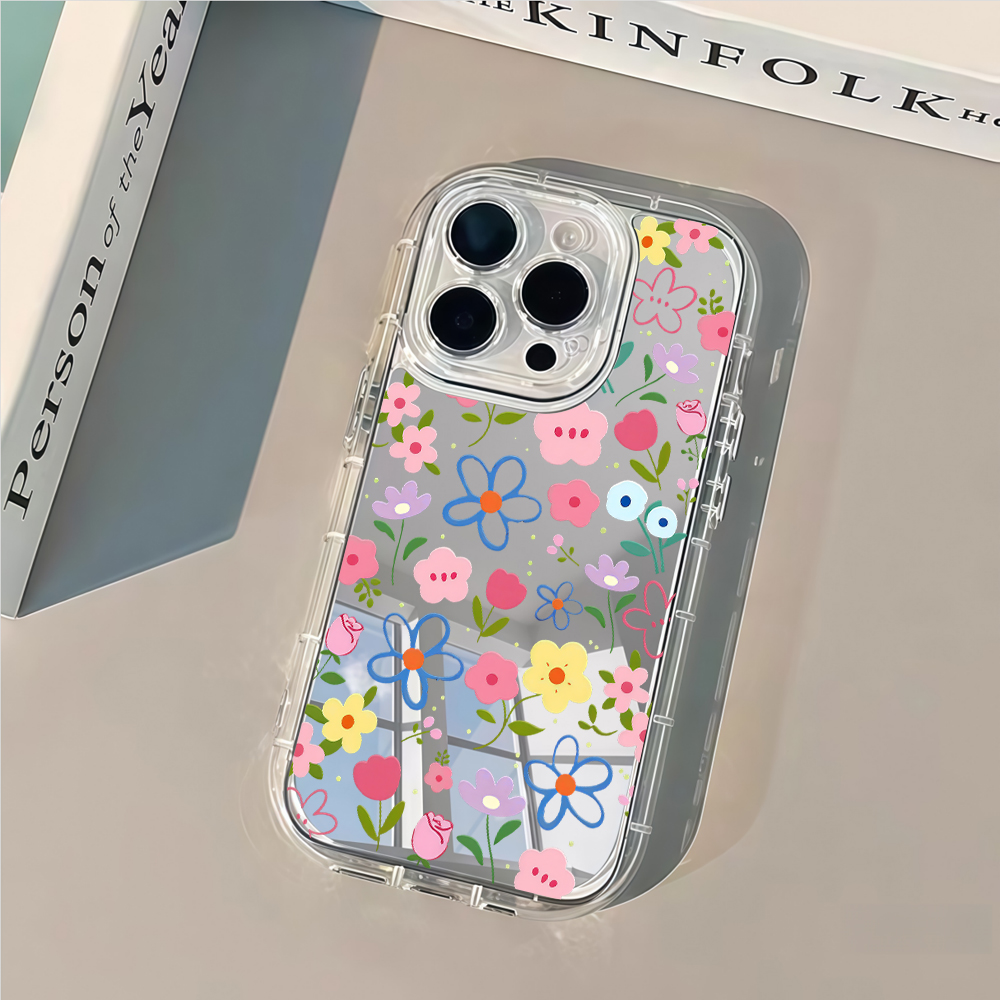 Korean Ins Style Floral Silver - đánh giá và giá X Phone Accessories